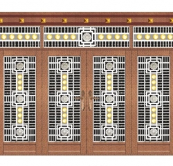 BN-8025(七類花) 仿銅自由紋